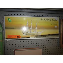 Ship model of the "Cutty Sark"