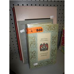 Four hard cover books