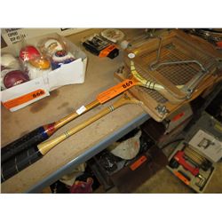2 Vintage badminton rackets