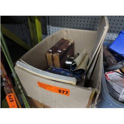 Box of assorted goods