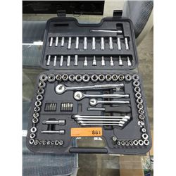 Socket & wrench set, in case