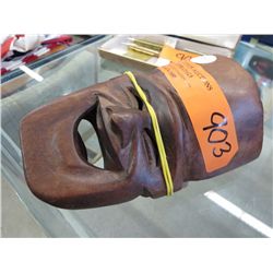 Pair of wooden masks from Honolulu