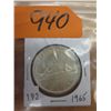 Image 1 : 1964 Canadian Silver dollar coin