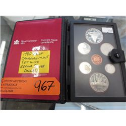 1982 Proof RCMP set with silver dollar - Regina