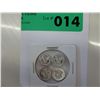 Image 2 : 4 x .999 Silver bullion Morgan/eagle round