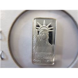 US Mint 1985 Statue of Liberty art bar