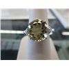 Image 1 : 5.09 Carat lemon topaz & diamond dinner ring