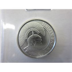 2014 .999 Pure silver Roman Argyraspides round