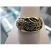 Image 1 : Dragon motif solid bronze men's ring