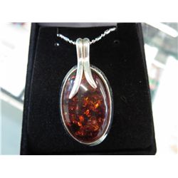 Baltic amber custom made pendant & necklace set