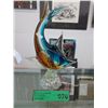 Image 1 : Vintage glass Fish statue
