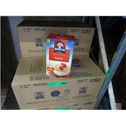 Case of Quaker Instant Oatmeal - Regular