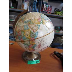 12" World globe