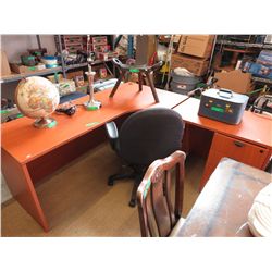 Office corner desk with drawers