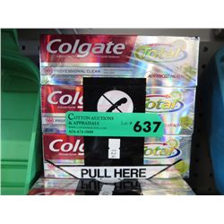 6 x 35ml pkgs of Colgate Total toothpaste