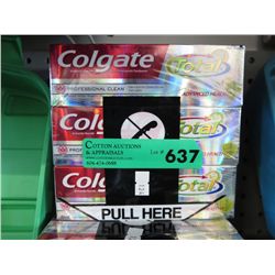 6 x 35ml pkgs of Colgate Total toothpaste