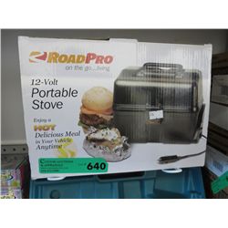 Road Pro 12-volt portable stove