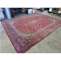 Wool Mashhad Persian carpet