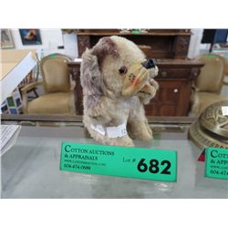1950s German Steiff dog - approx 5" x 4" x 2"