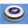 Image 1 : An enamelled silver pill box, of circular form decoration with a cherub 1.75ins £70-100...