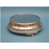 Image 1 : A Walker & Hall plated plateau, of circular form with lion's paw feet, 16ins £50-70...