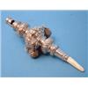 Image 1 : A Victorian silver rattle, with whistle, 4 bells and ivory teether, Birmingham 1894 £250-300...