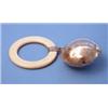 Image 1 : A George V silver rattle, of ivory ring teether £80-120...