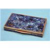 Image 1 : A Continental enamelled silver box, with simulated lapis lazuli enamel and gilt interior 3.5ins £...
