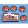 Image 1 : A late Victorian silver vesta case, enamelled with a jockey and racehorse (a.f.), together with a...