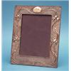 Image 1 : An Edwardian silver mounted photo frame, of art nouveau design, decorated with irises 11.5ins £30...