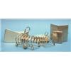 Image 1 : A group of associated silver ware, including 2 toastracks, a Russian spoon and a brush set £150-2...
