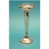 Image 1 : A George V silver specimen vase, with pierced rim, Chester 1911 11ins £80-100...