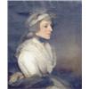 Image 1 : Attributed to John Hoppner (1758-1810) Oil on canvas. Portrait of a lady in a white dress.  30 x...