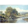 Image 1 : Benjamin Williams Leader (1831-1923) Oil on canvas. "On The Upper Dee" Signed.  24 x 36ins. Gilt...