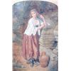 Image 1 : J. Deane Simmons (fl. 1882-1889) Watercolour and bodycolour. "At The Well" Signed.  30 x 21.5ins....