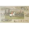 Image 1 : Charles Johnson Payne- Snaffles (1884=1967) Colour print. "A Point To Point"  20 x 30 ins.  £1,00...