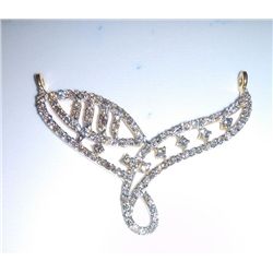 Beautiful 18Kt Gold And Diamond Pendant Gold Weight: 5.030g, Diamond Weight 1.26 Ctw.