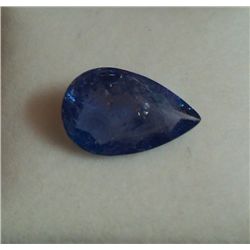 Natural African Tanzanite 11.15 Ctw Pear Cut Stone