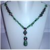 Image 1 : 133.70 Ct Necklace of Ruby,Sapphire and Emerald Sterling 925 Silver
