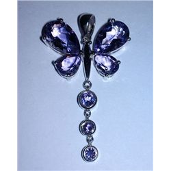 5.590g Pendant of Amethyst Sterling 925 Silver
