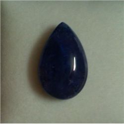 Natural African Tanzanite 27.80 Ct Pear Shape Cabochon Stone