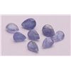 Image 1 : Natural African Tanzanite Loose 7.05 Ctw Pear Cut Stones