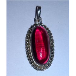 5.570g Pendant of Semi-Precious Sterling 925 Silver