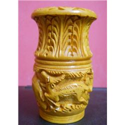 Decorative Wooden Pen Holder Size: 3.5 inches