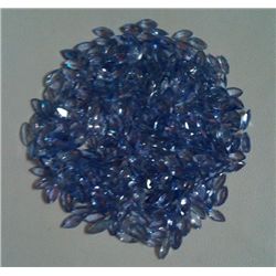 Natural African Tanzanite Loose 35.70 Ctw, 2X4 mm Marquise Cut Stones