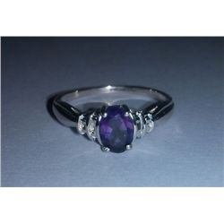 2.090g Ring of Amethyst Sterling 925 Silver