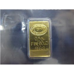 .999 solid gold Istanbul bar