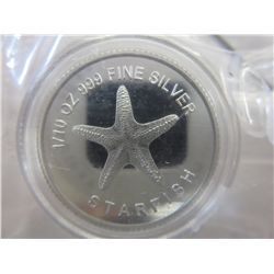 Australian Mint .999 solid silver Starfish round