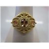 Image 1 : Sterling silver & gold dinner ring
