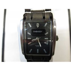 Mens New Embassy Watch, Diamond at 12:00